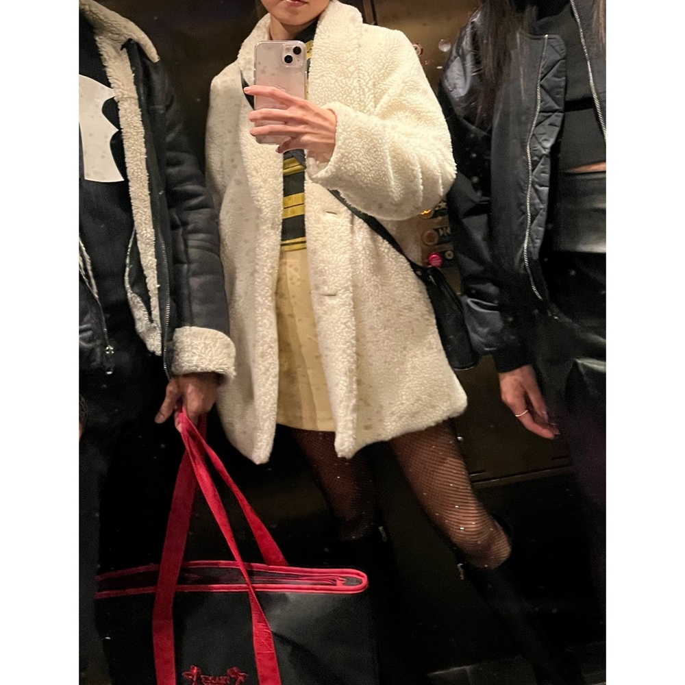 White Teddy Coat